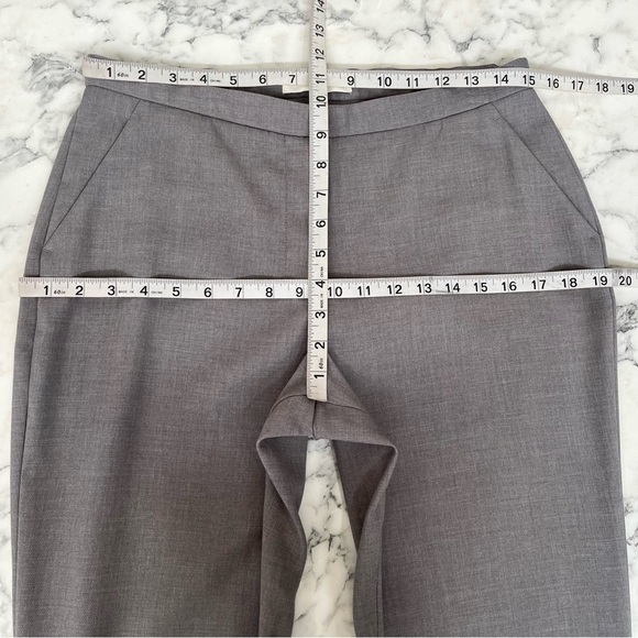 Abercrombie & Fitch Curve Love Low Rise Tailored Boot Trouser Pant Gray 27 Long - Picture 9 of 15